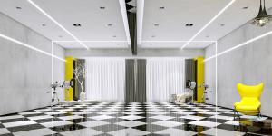 龍光世紀小木馬兒童攝影，現(xiàn)代簡約風(fēng)格，極富科幻立體感